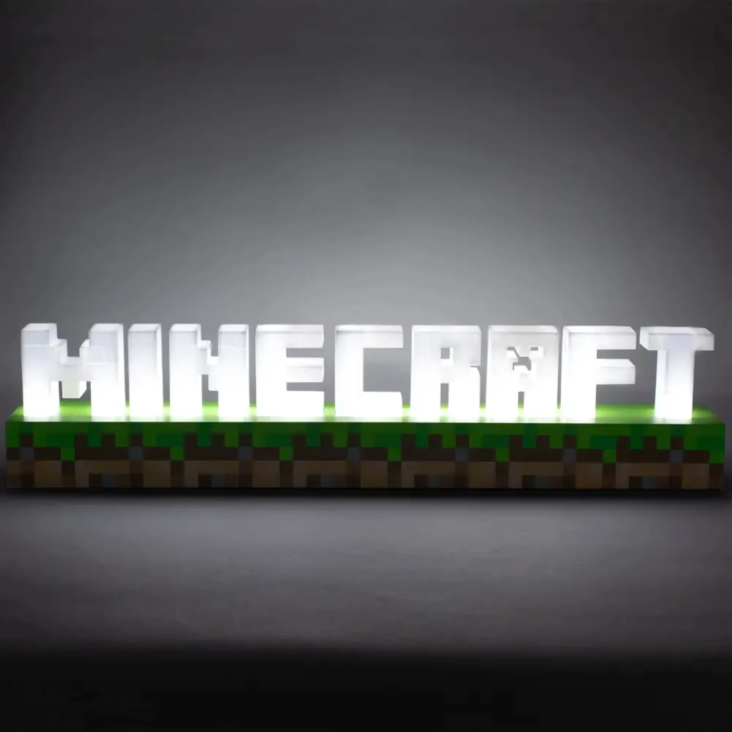 Minecraft Logo světlo fotografii produktu