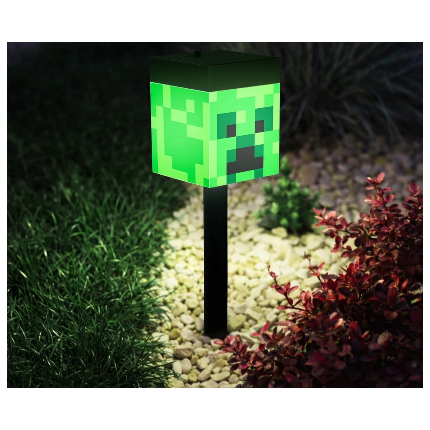 Minecraft LunaGlo solární zapichovací světlo Creeper fotografii produktu