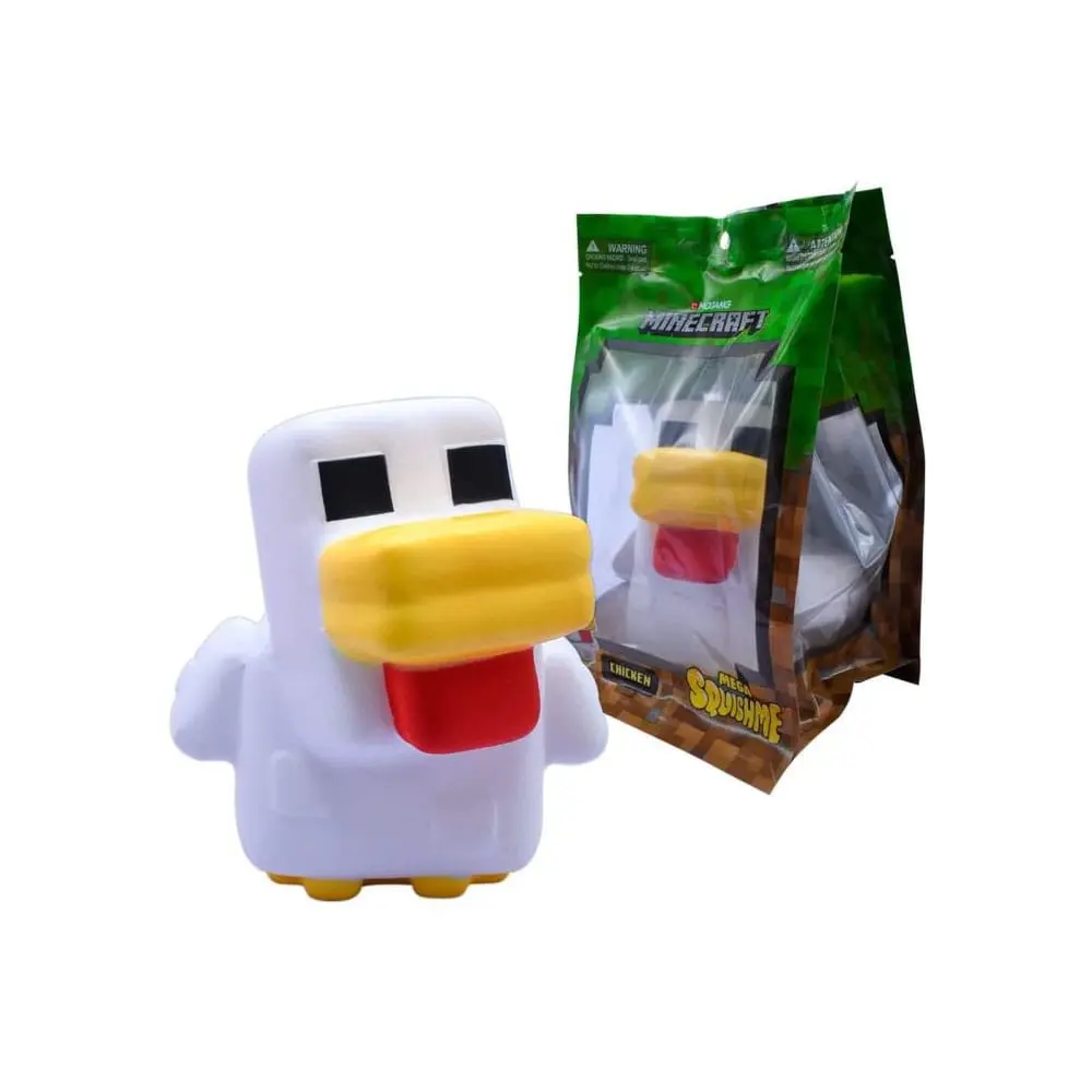 Minecraft Mega Squishme Antistresová Figurka 15 cm Série 3 Kuře 15 cm fotografii produktu