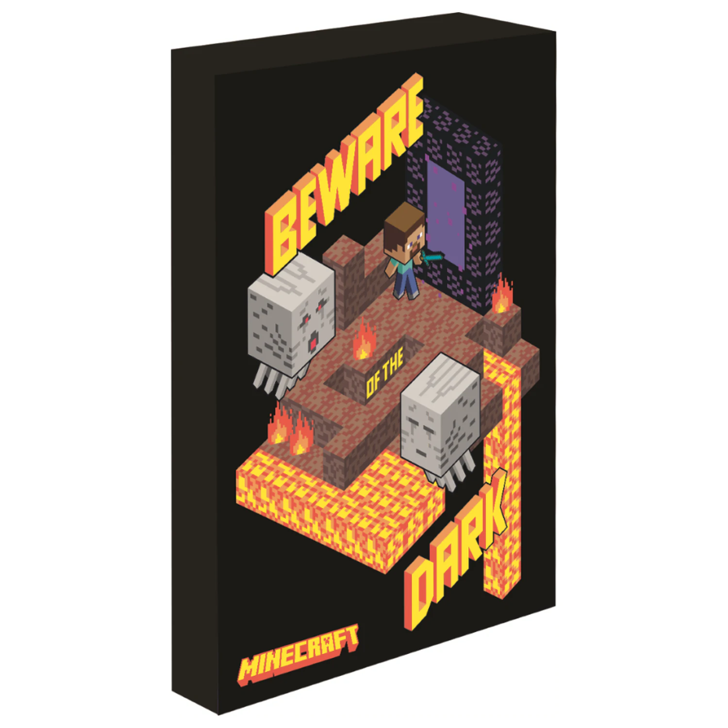 Minecraft Světelné Plátno 40x30 cm fotografii produktu