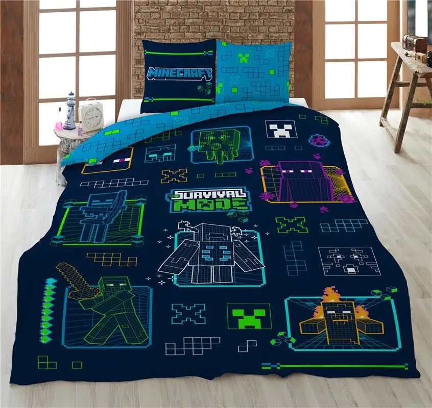 Minecraft mikrovláknový povlak na peřinu 90cm fotografii produktu