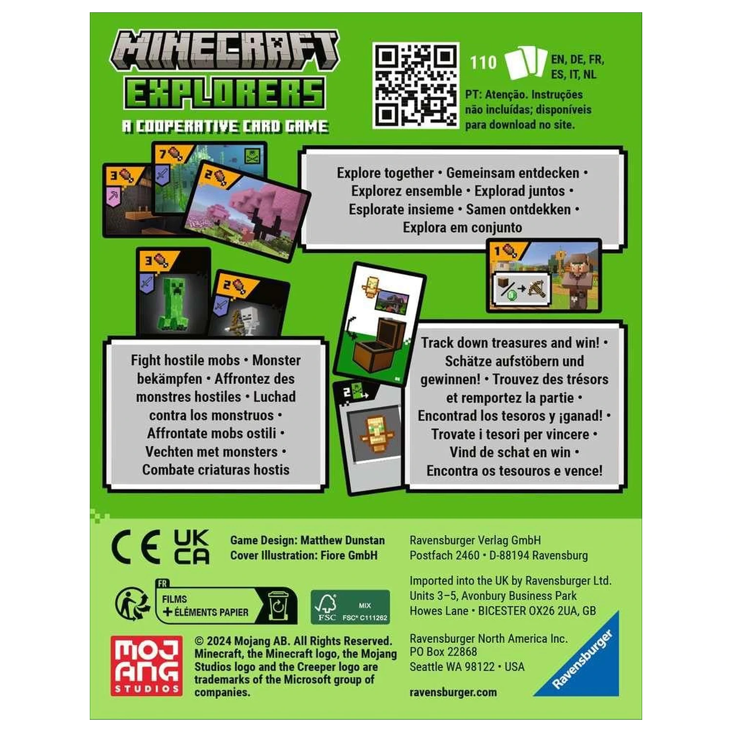 MINECRAFT Minecraft Explorers kooperativní karetní hra fotografii produktu