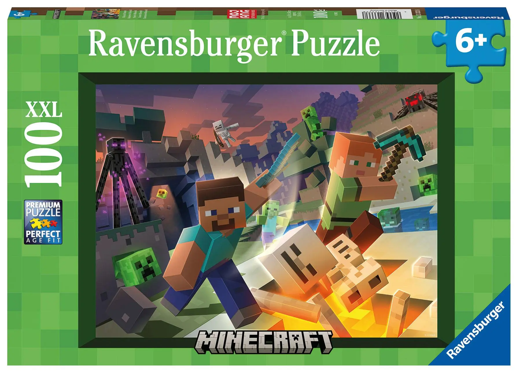 Minecraft Puzzle Monster Minecraft (100 dílků) fotografii produktu