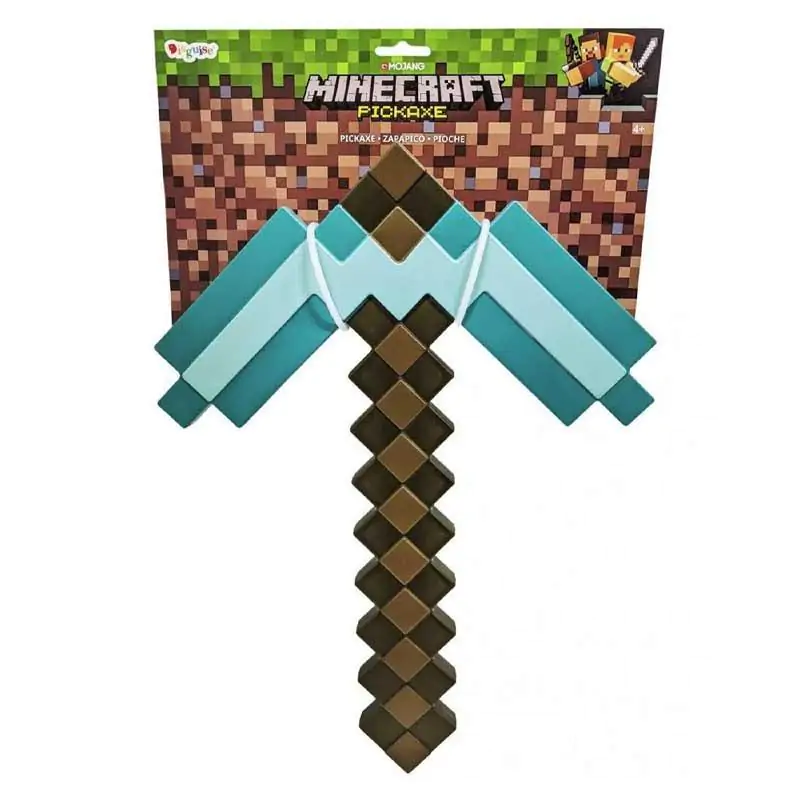 Minecraft Plastová Replika Diamantový Krumpáč 40 cm fotografii produktu