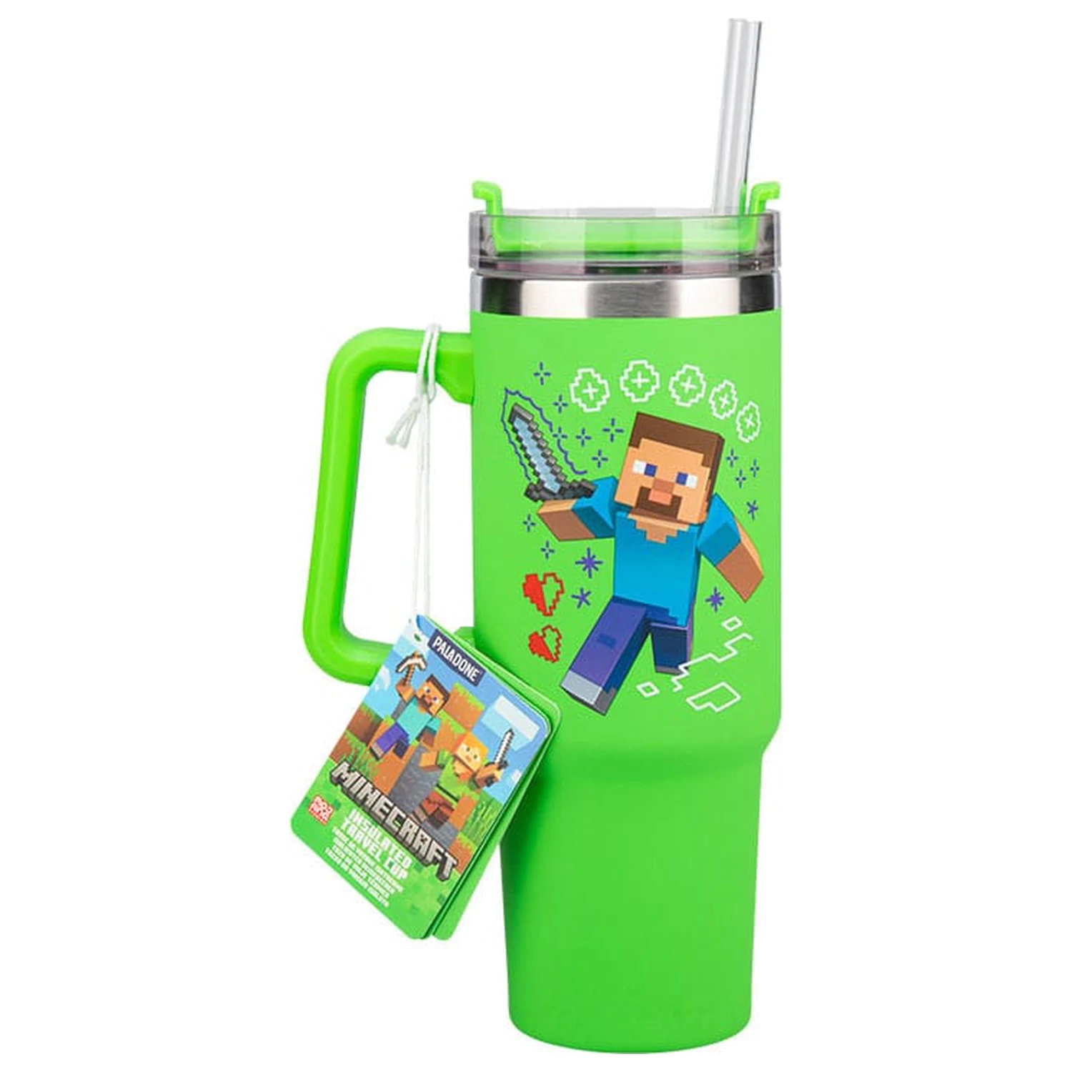 Minecraft Multifunkční cestovní kelímek zelený fotografii produktu