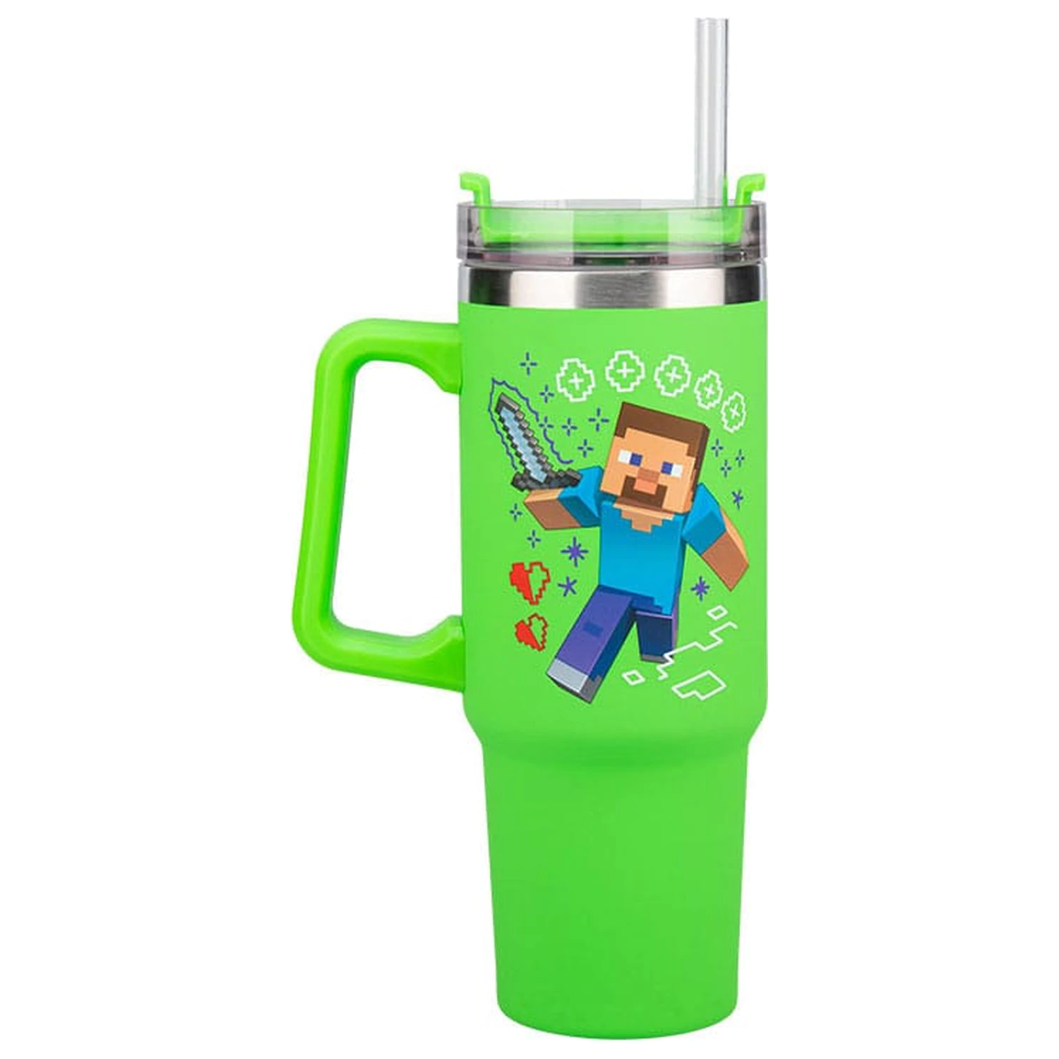 Minecraft Multifunkční cestovní kelímek zelený fotografii produktu
