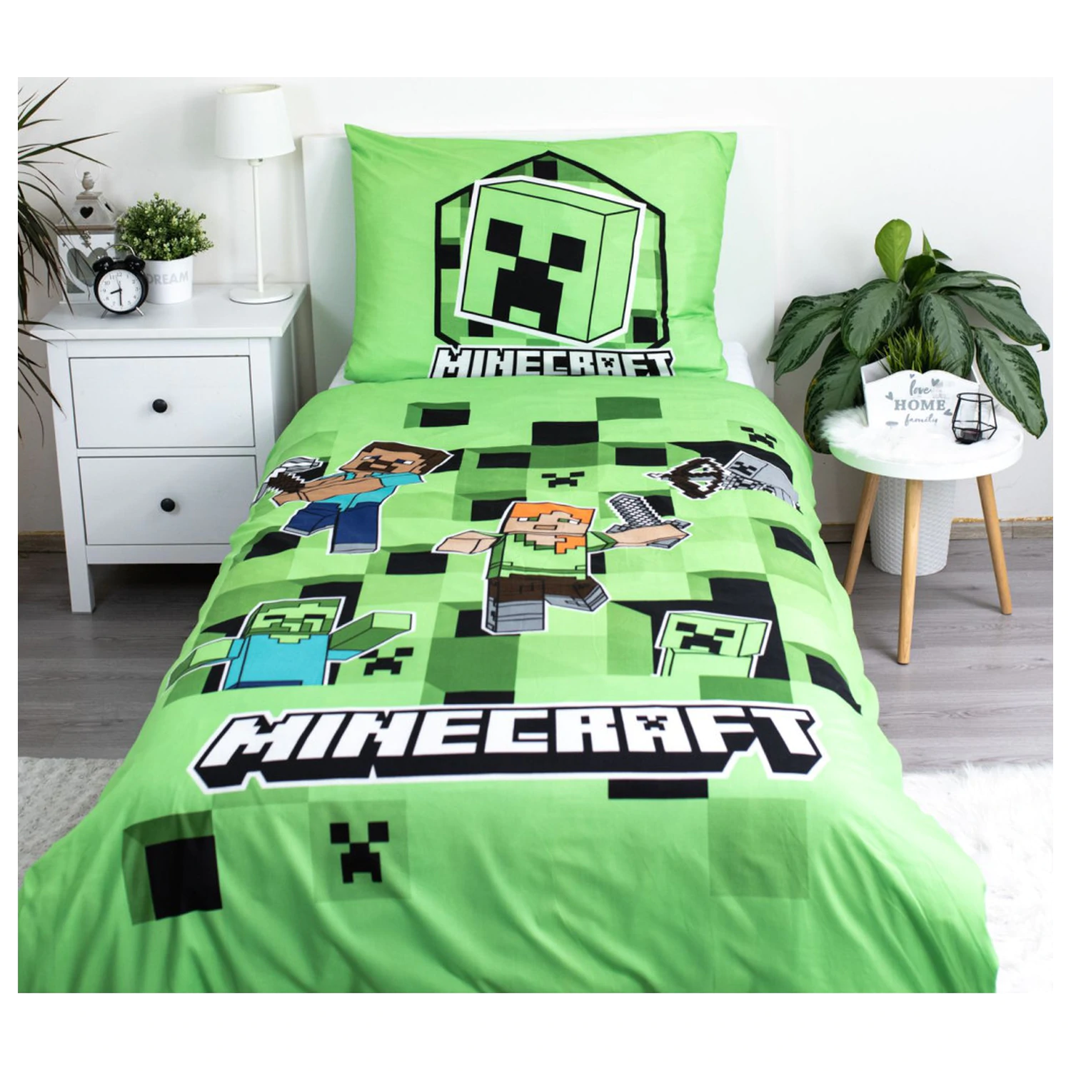 Minecraft Out of the Box mikrovláknový povlak na peřinu fotografii produktu