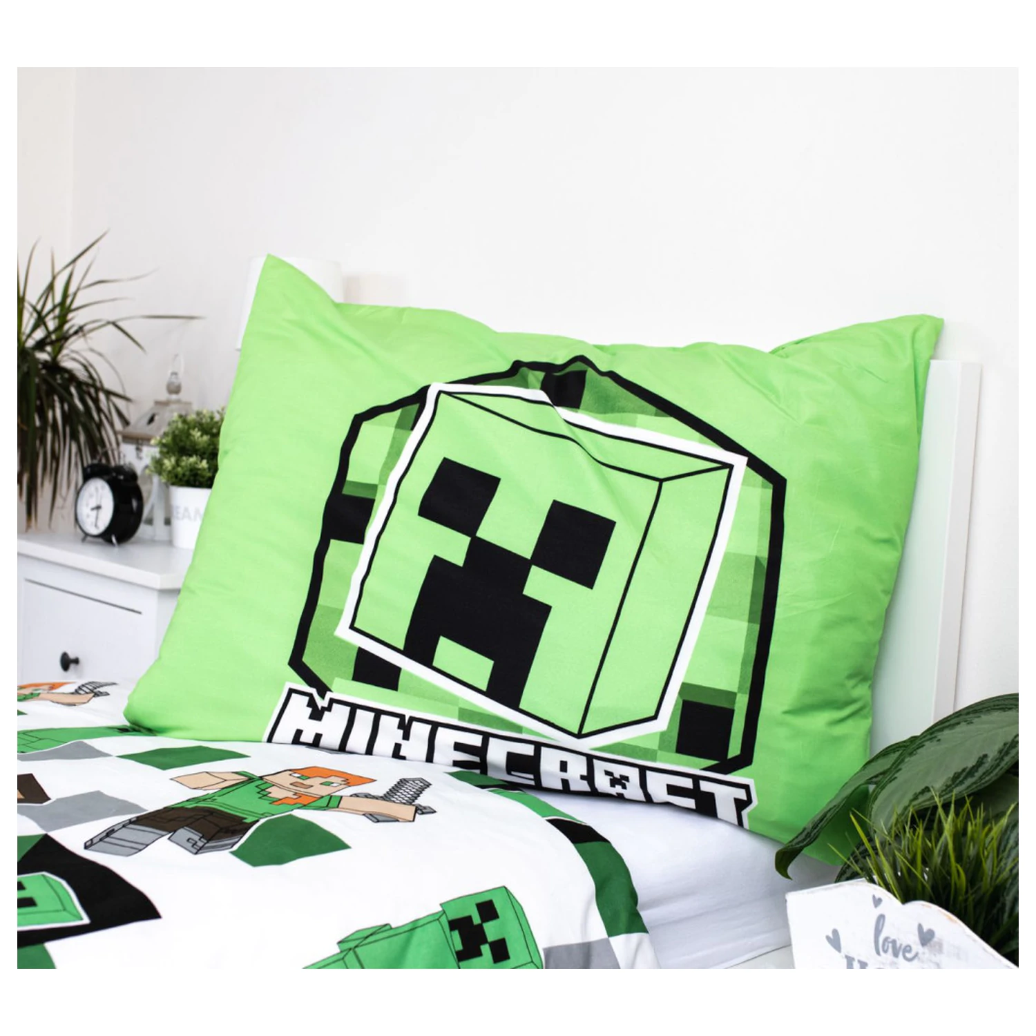 Minecraft Out of the Box mikrovláknový povlak na peřinu fotografii produktu