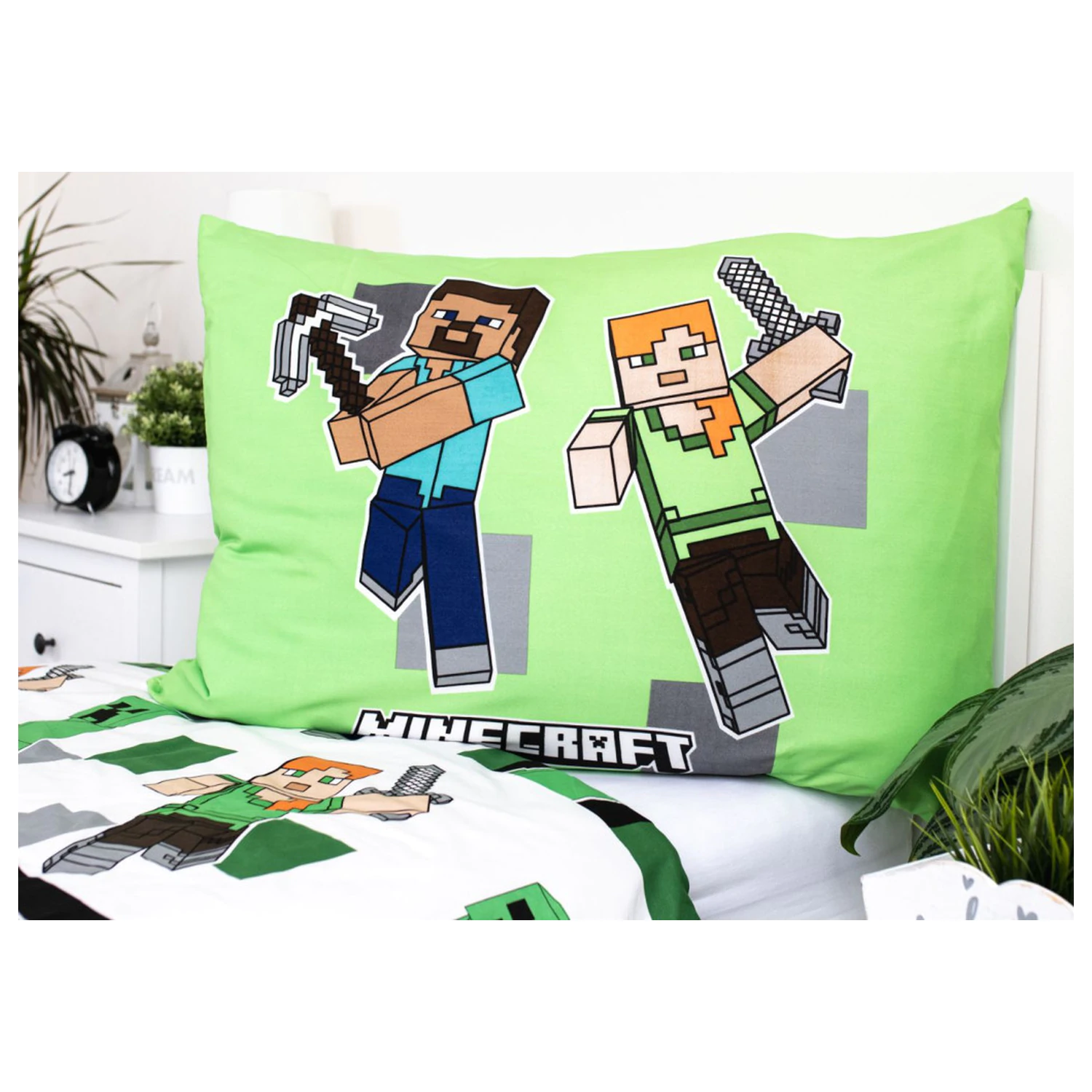 Minecraft Out of the Box mikrovláknový povlak na peřinu fotografii produktu