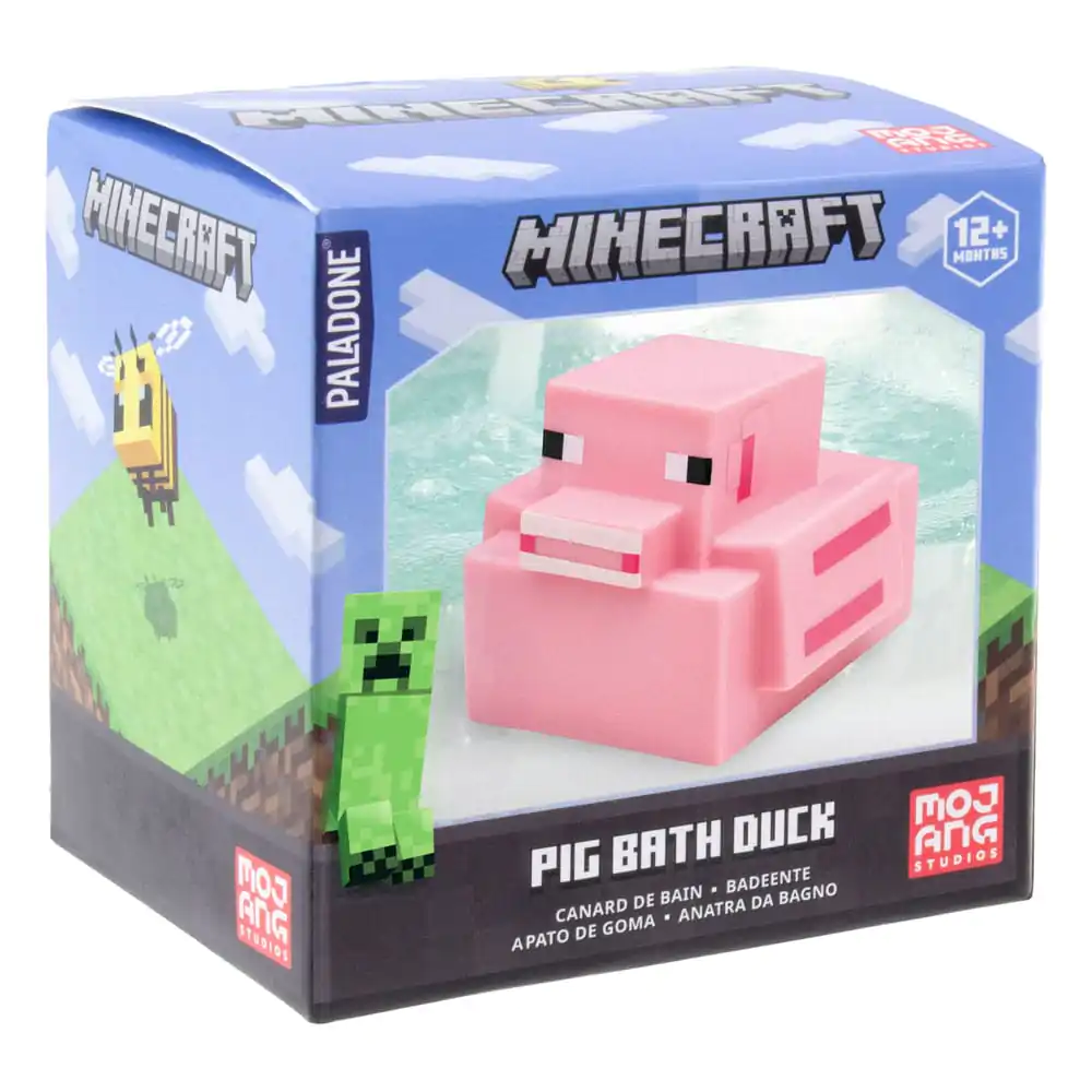 Minecraft Koupelnová Kachna Prase 6 cm fotografii produktu