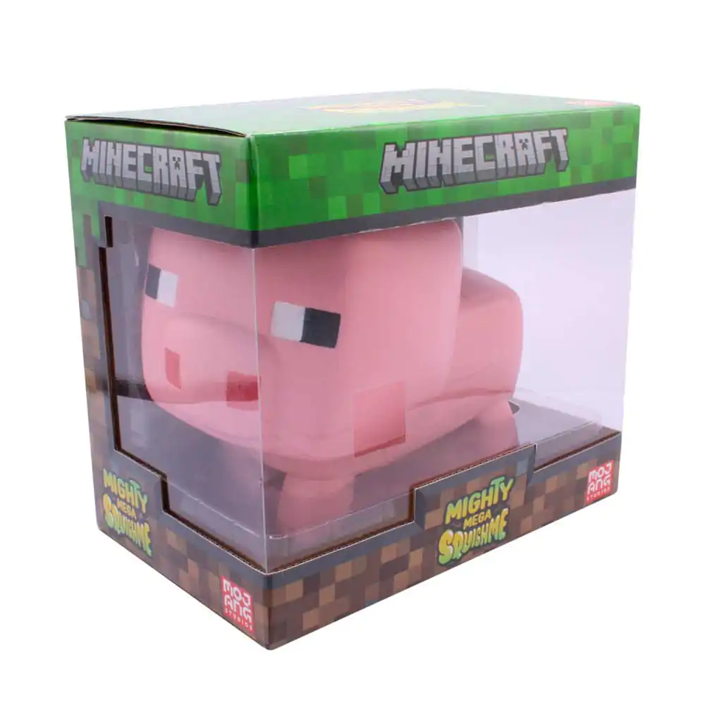 Minecraft Mighty Mega Squishme Antistresová figurka Prase 25 cm fotografii produktu