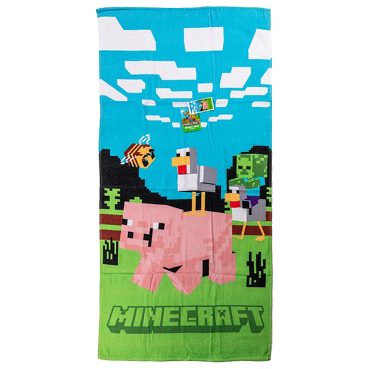 Minecraft Piggy Ride ručník fotografii produktu