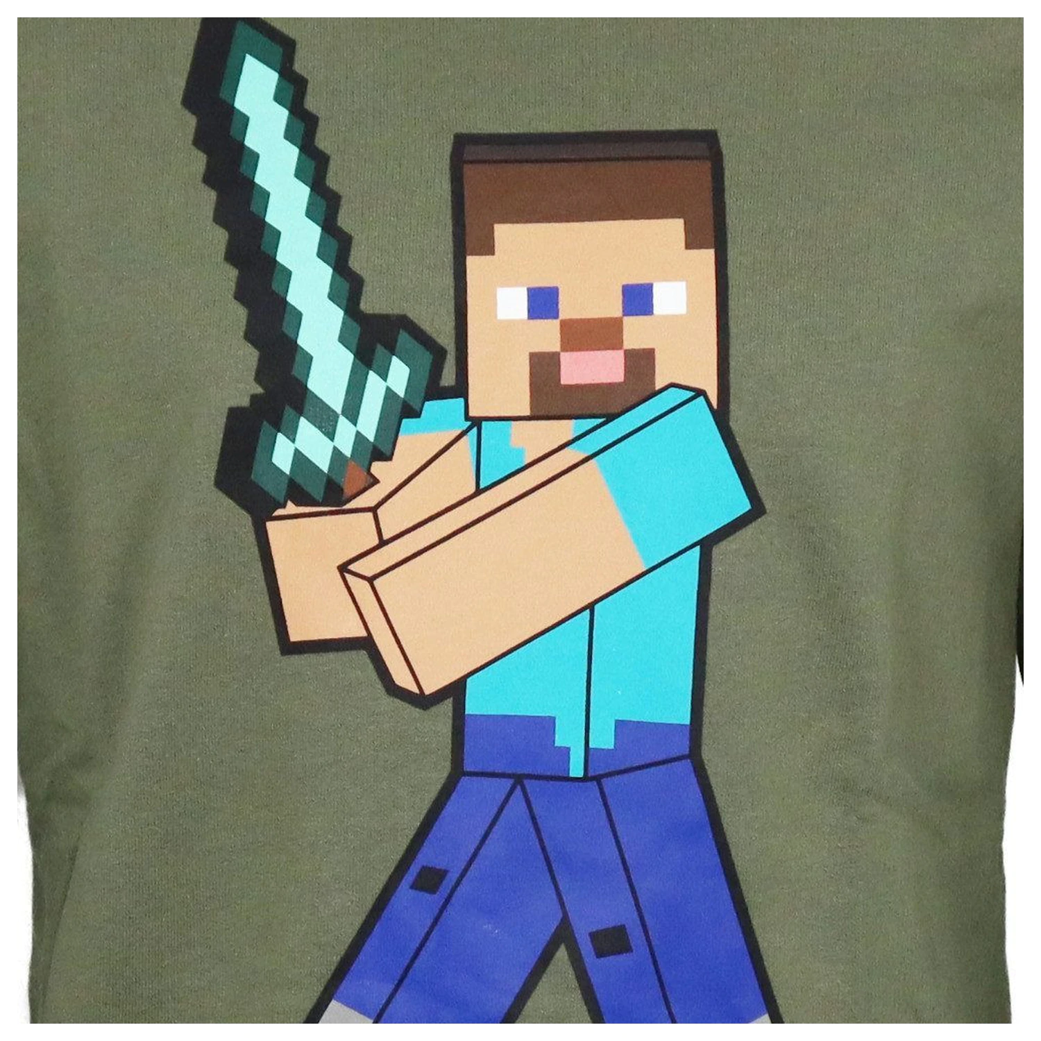 Minecraft Pixel Sword dětská mikina s kapucí fotografii produktu