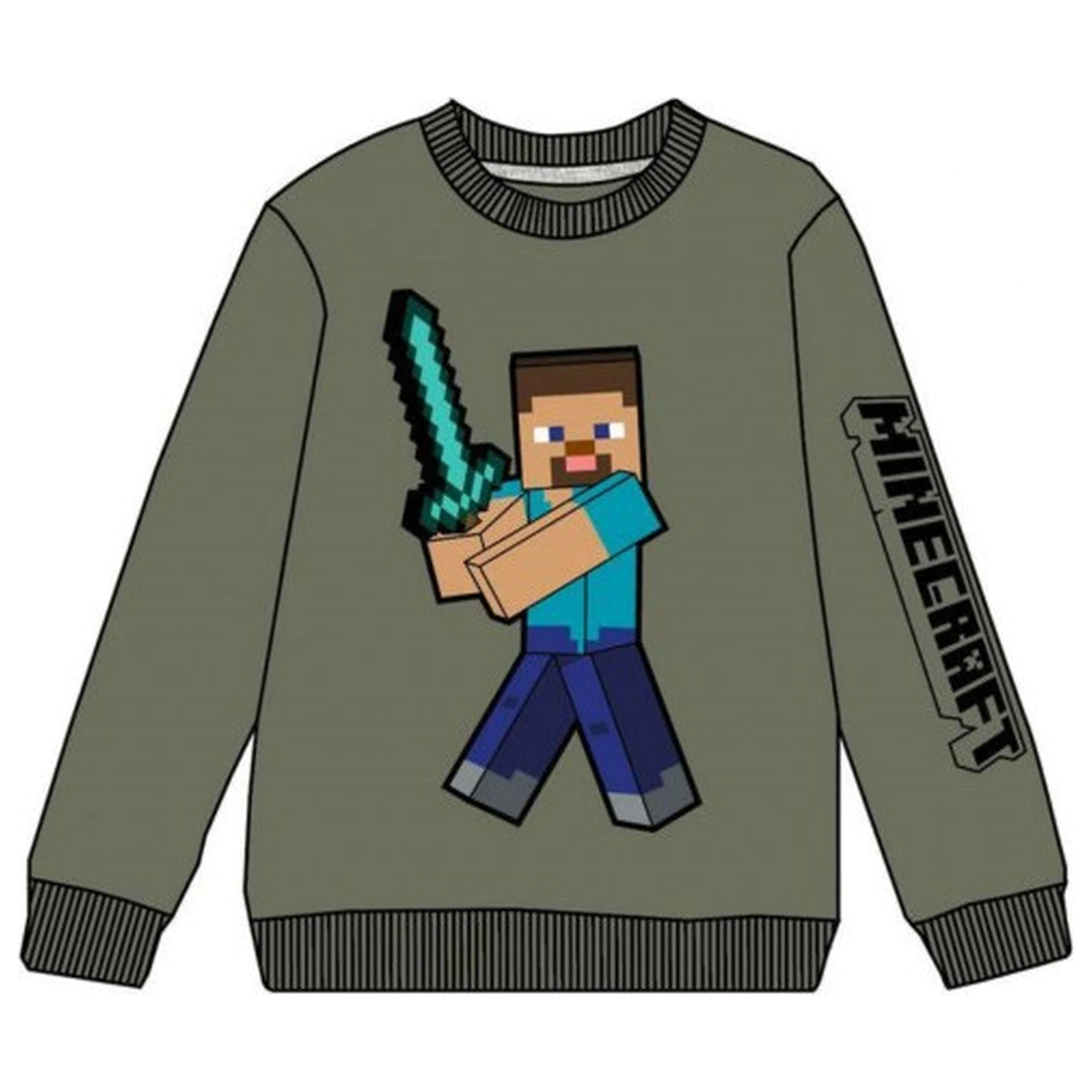 Minecraft Pixel Sword dětská mikina s kapucí fotografii produktu