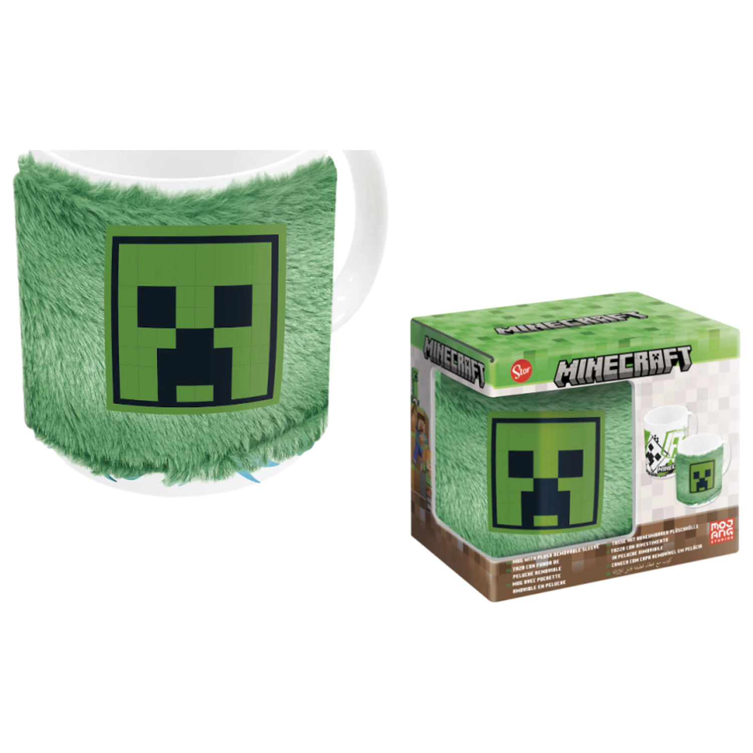 Minecraft Plyšový obal hrnek 325 ml fotografii produktu