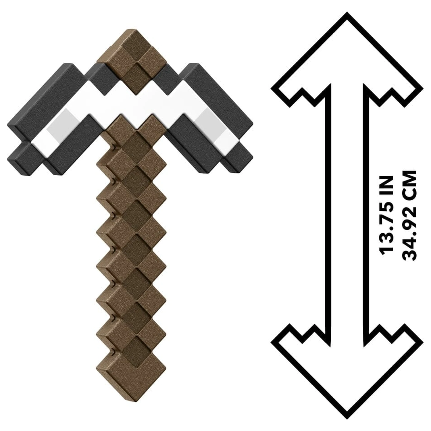 Minecraft Roleplay replika železný krumpáč 35 cm fotografii produktu