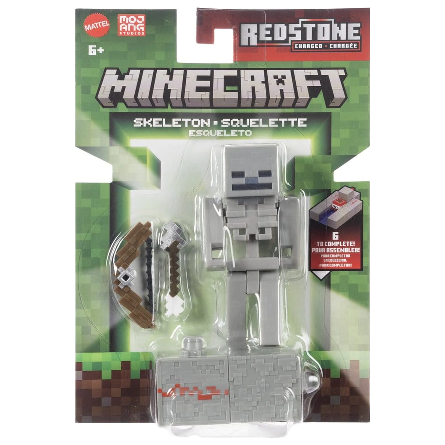 Minecraft akční figurka Skeleton 8 cm fotografii produktu