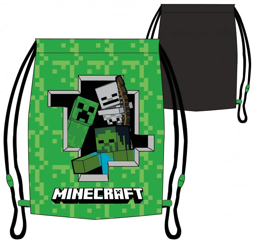Minecraft Sport Bag Gym Sack 37 cm fotografii produktu