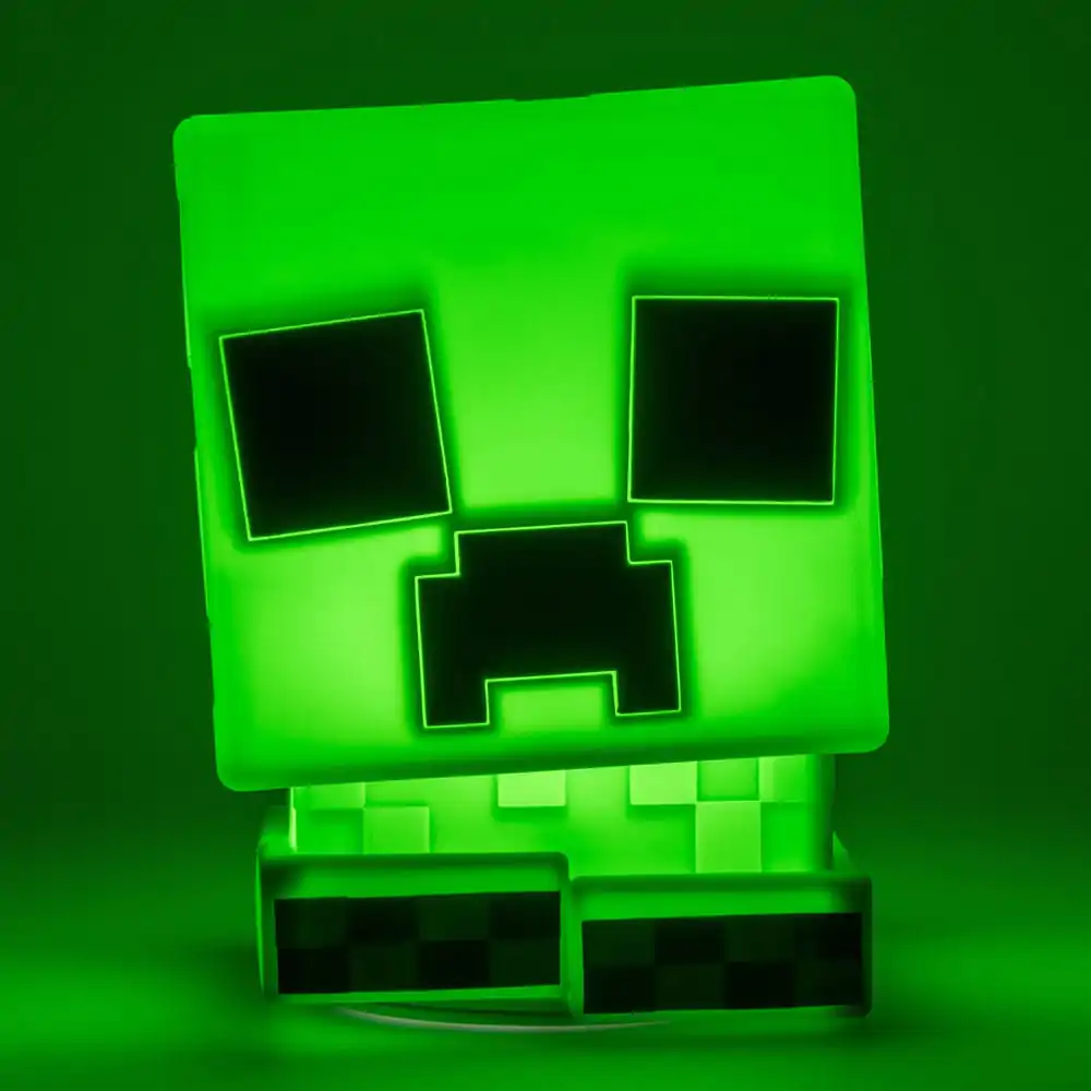 Minecraft Squishy Glo Silicon Light Creeper 15 cm fotografii produktu