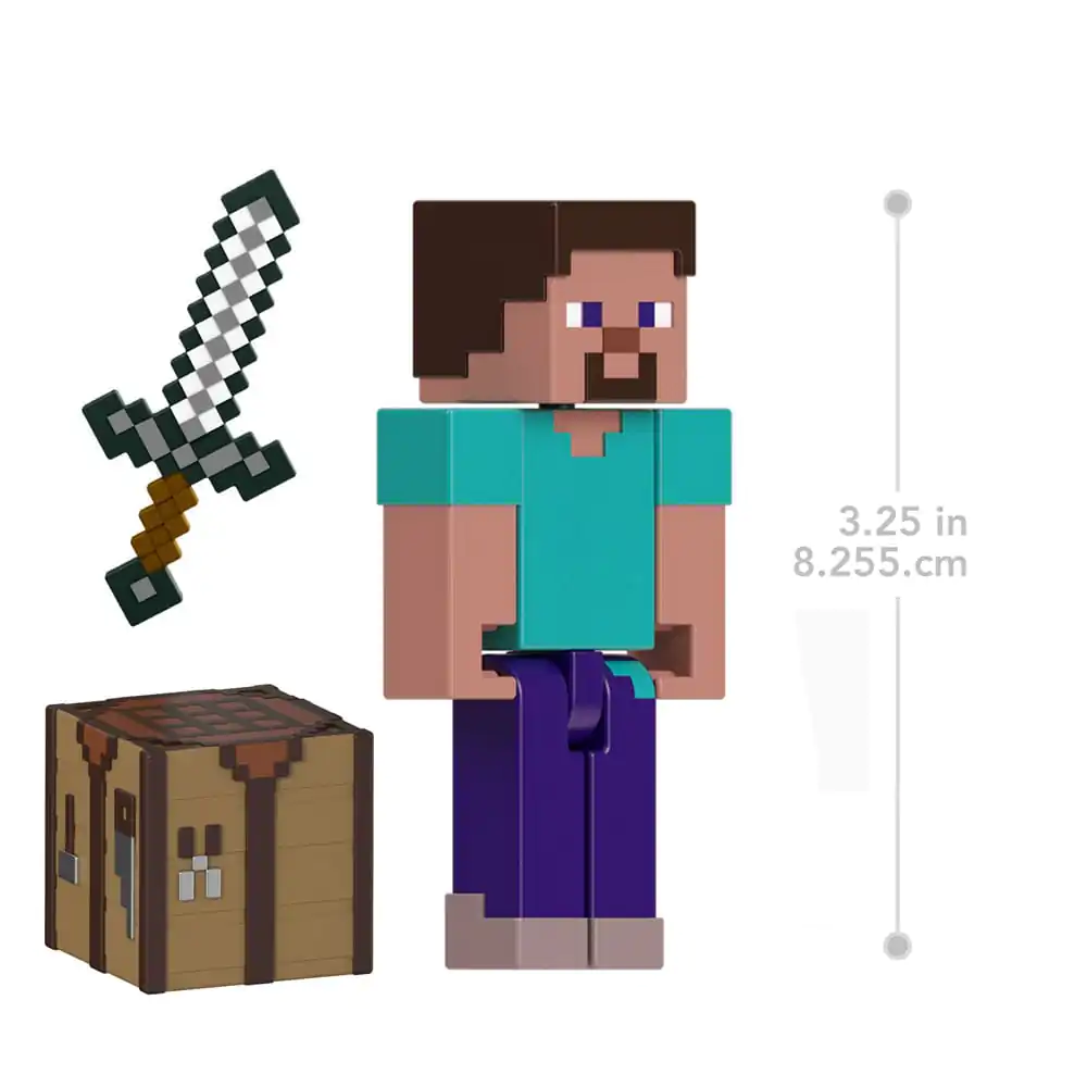 Minecraft Akční figurka Steve 8 cm fotografii produktu