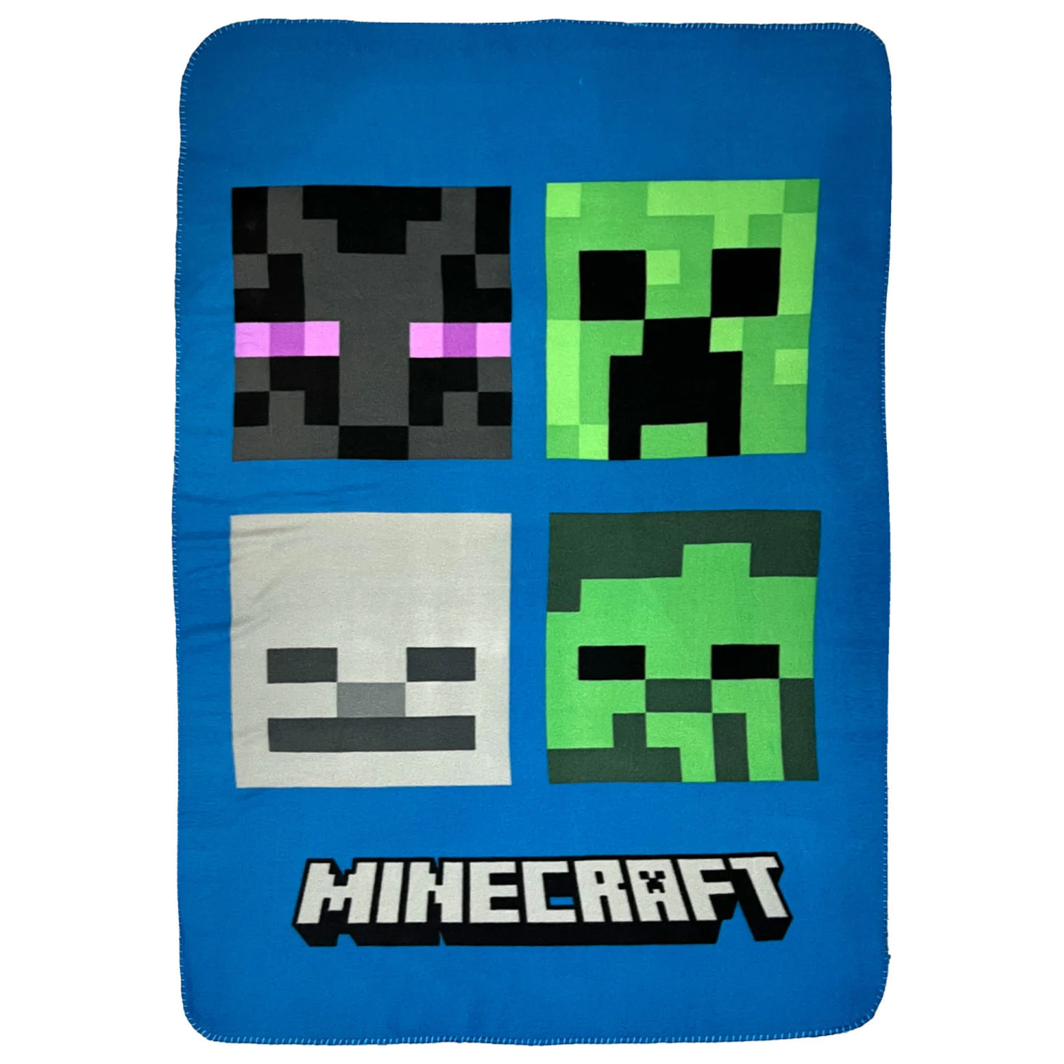 Minecraft Steve and Alex povlak na přikrývku a fleecová deka sada fotografii produktu