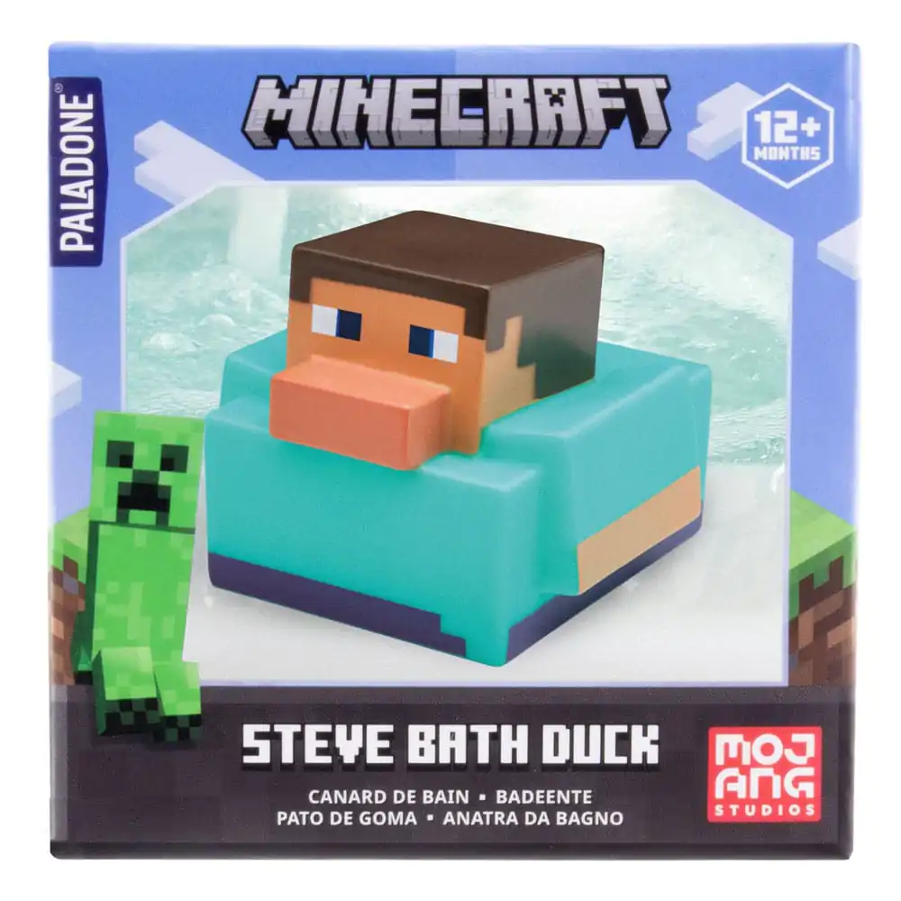 Minecraft Káčátko do vany Steve 6 cm fotografii produktu
