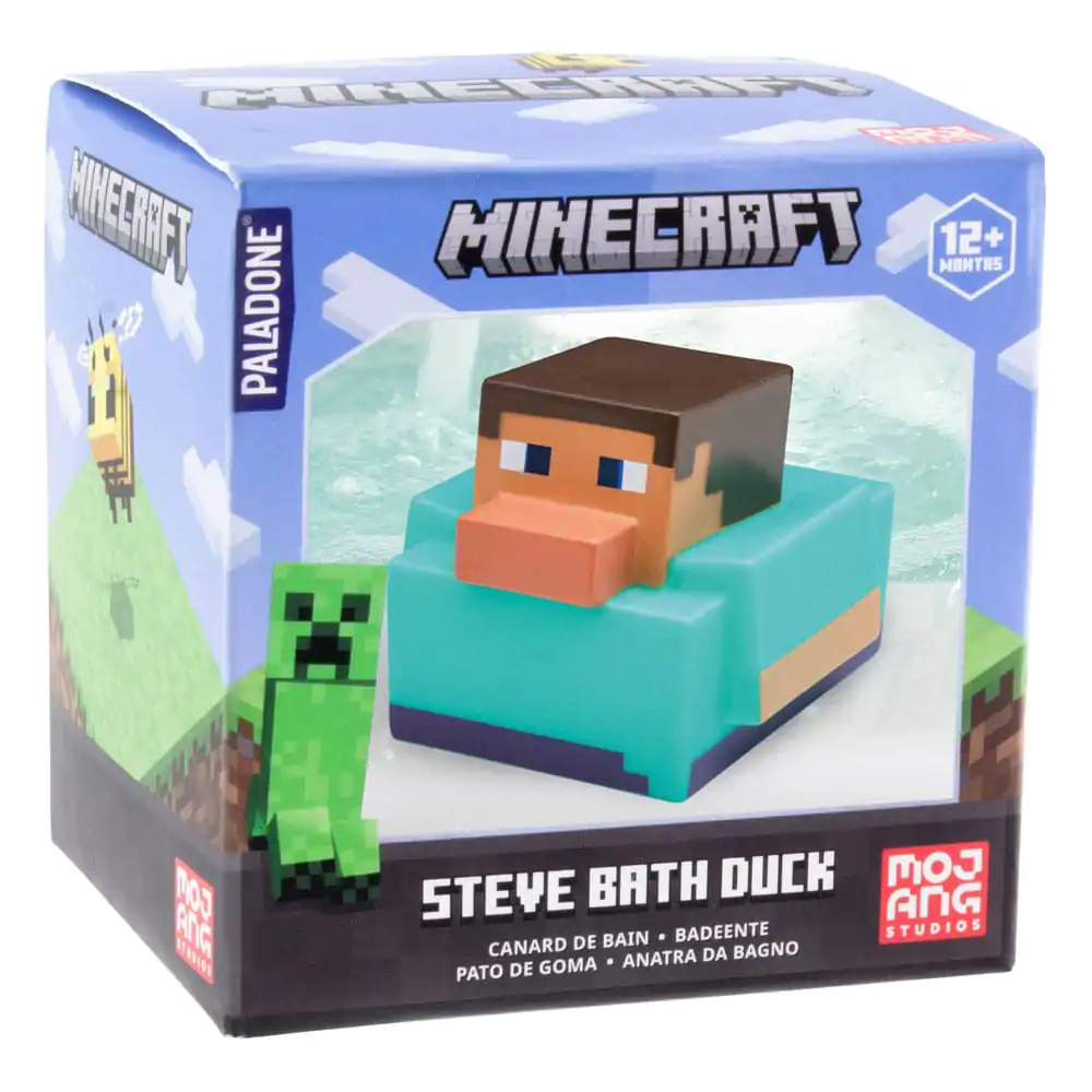 Minecraft Káčátko do vany Steve 6 cm fotografii produktu