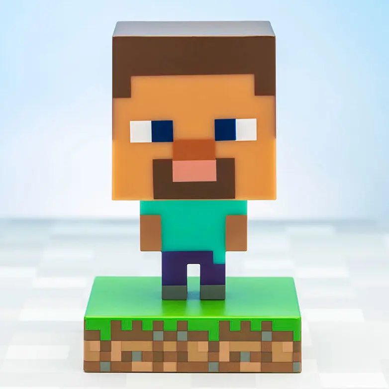 Minecraft 3D Ikonová Lampa Steve fotografii produktu