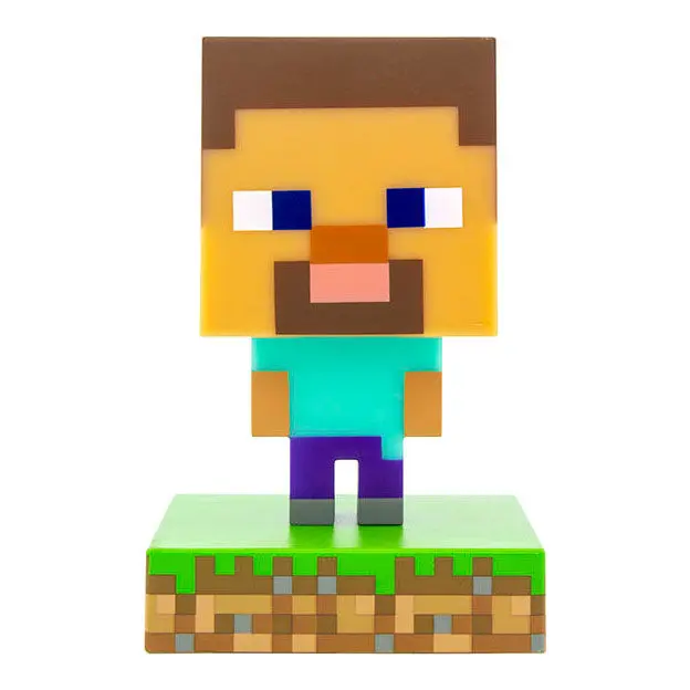 Minecraft 3D Ikonová Lampa Steve fotografii produktu