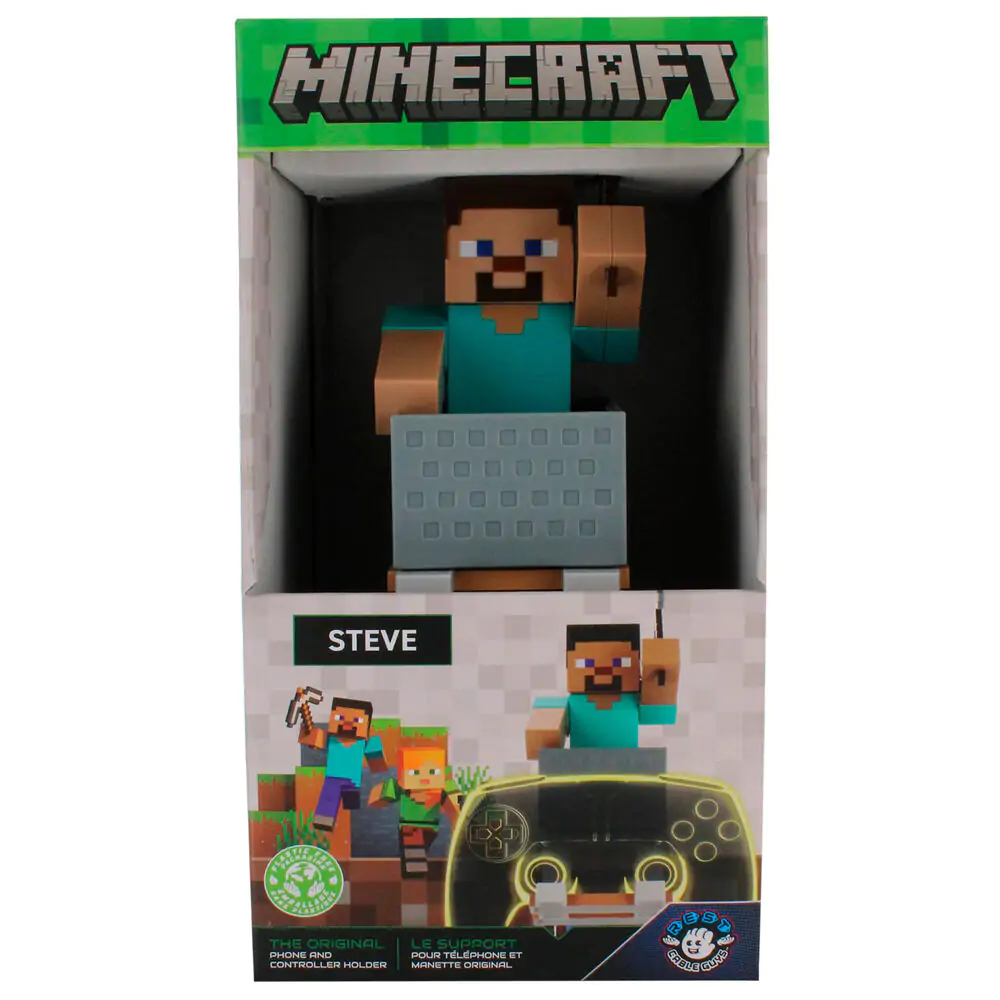 Minecraft Steve upínací držák Cable guy 20 cm fotografii produktu