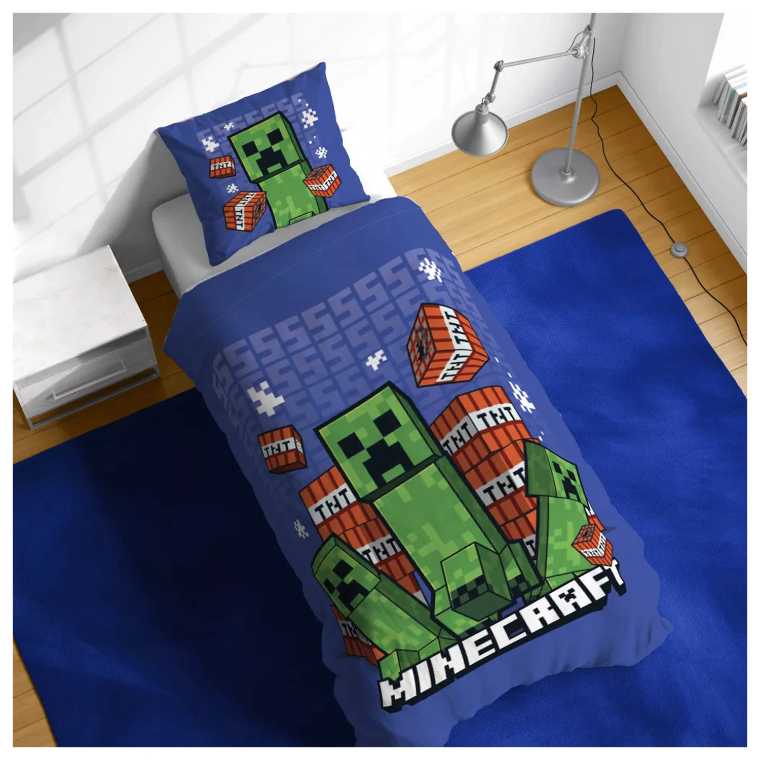 Minecraft Survive the Spiral povlak na přikrývku fotografii produktu