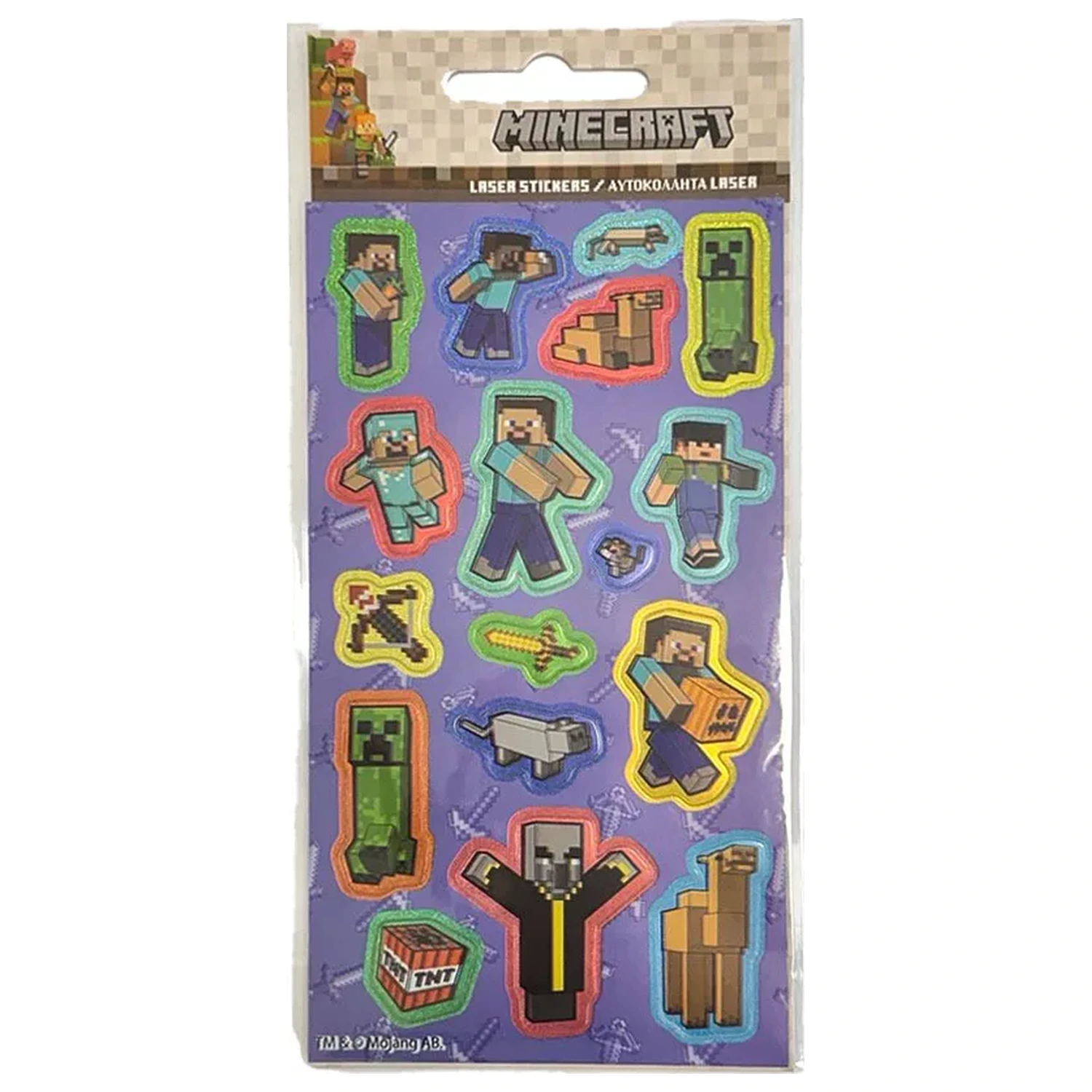 Minecraft Sword holografické samolepky set fotografii produktu