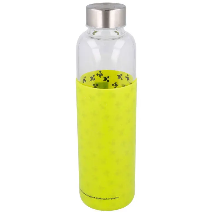 Minecraft silikonový kryt skleněná láhev 585 ml fotografii produktu