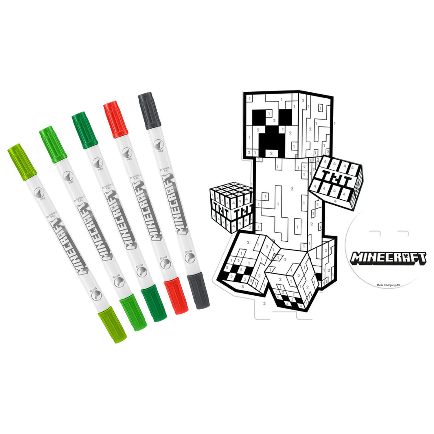 Minecraft omalovánková sada fotografii produktu