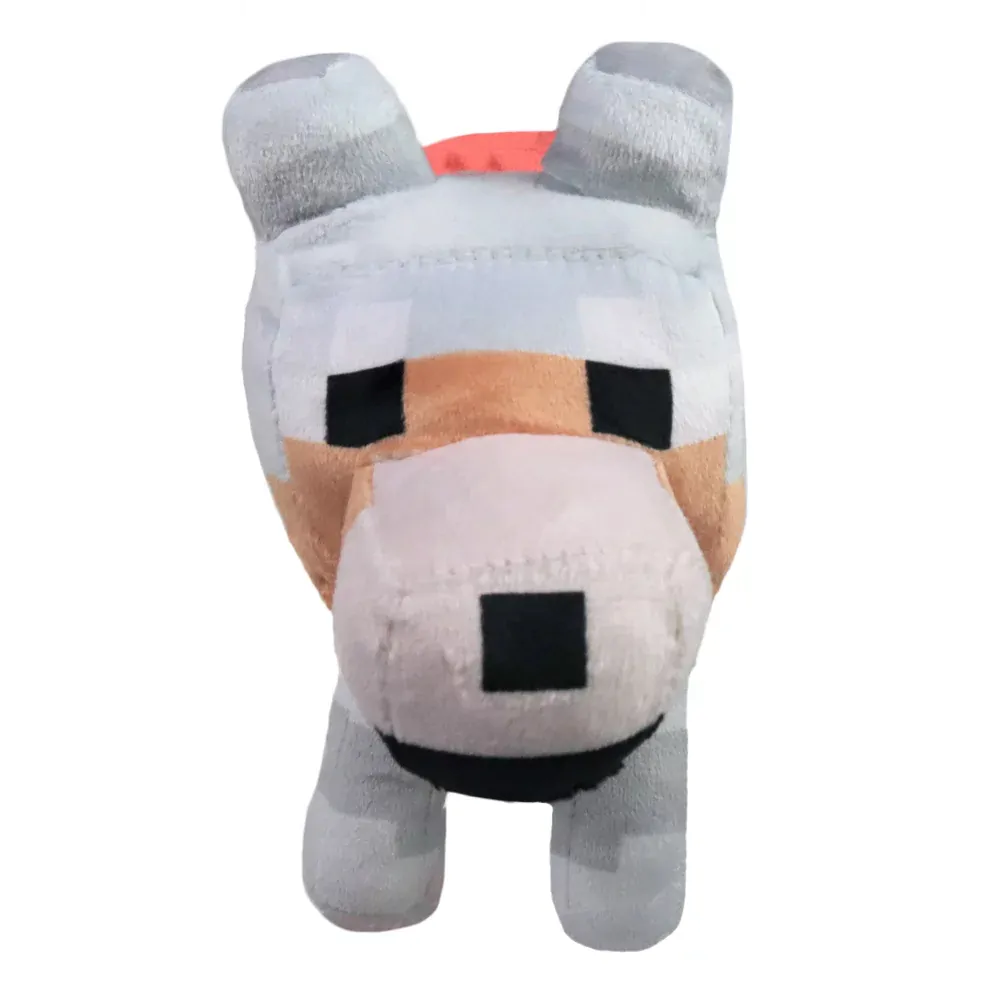 Minecraft Ochočený vlk plyšová hračka 29 cm fotografii produktu