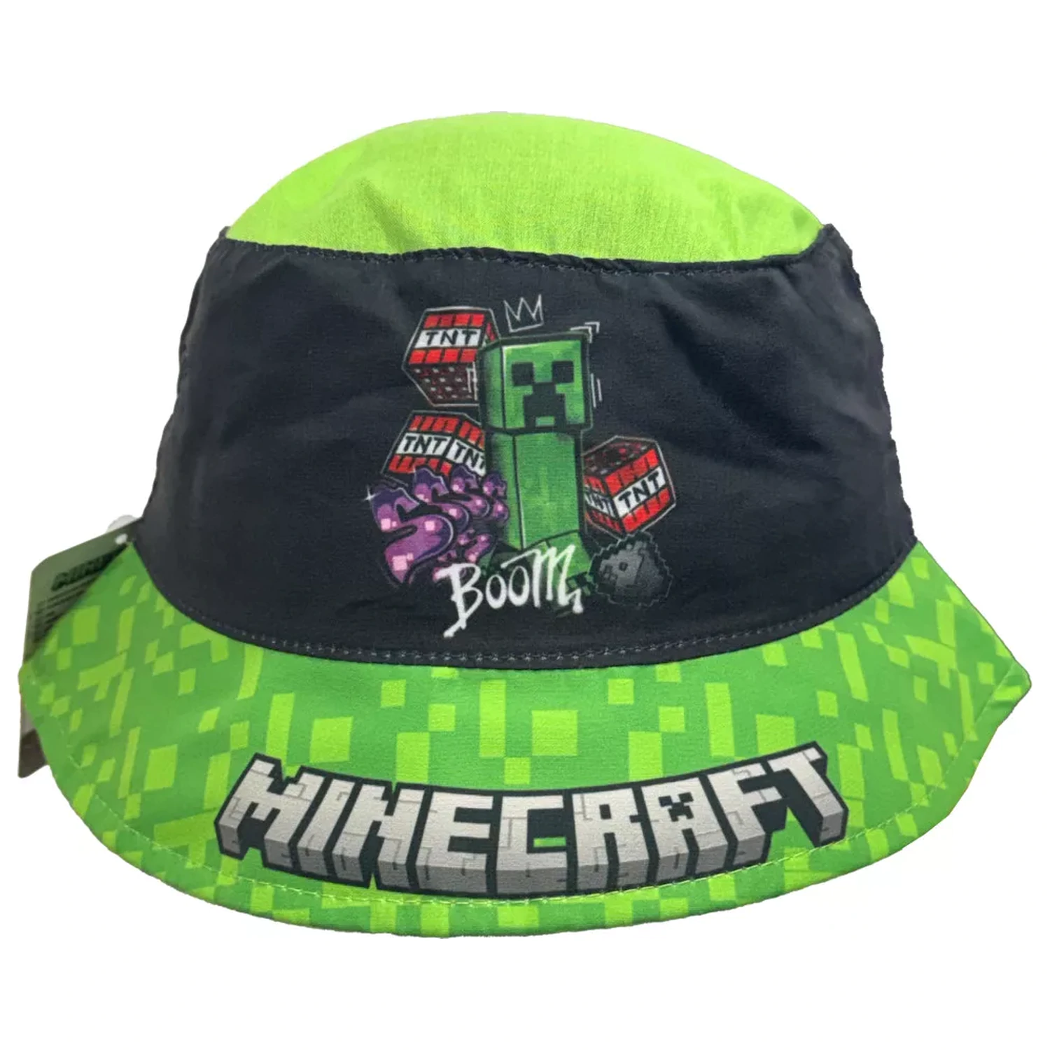 Minecraft TNT Attack dětský rybářský klobouk 55 cm fotografii produktu