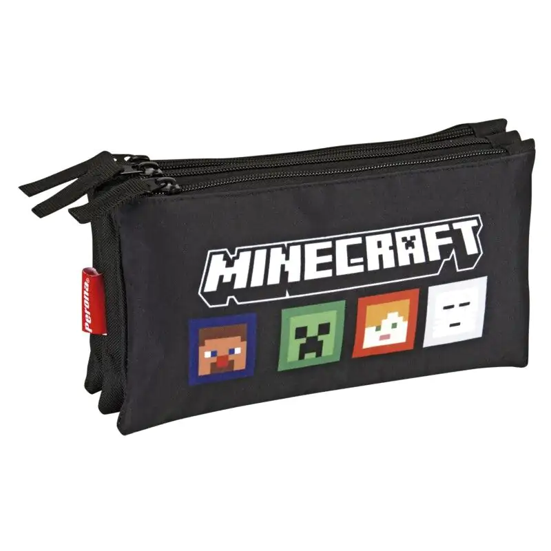 Penál trojitý Minecraft fotografii produktu