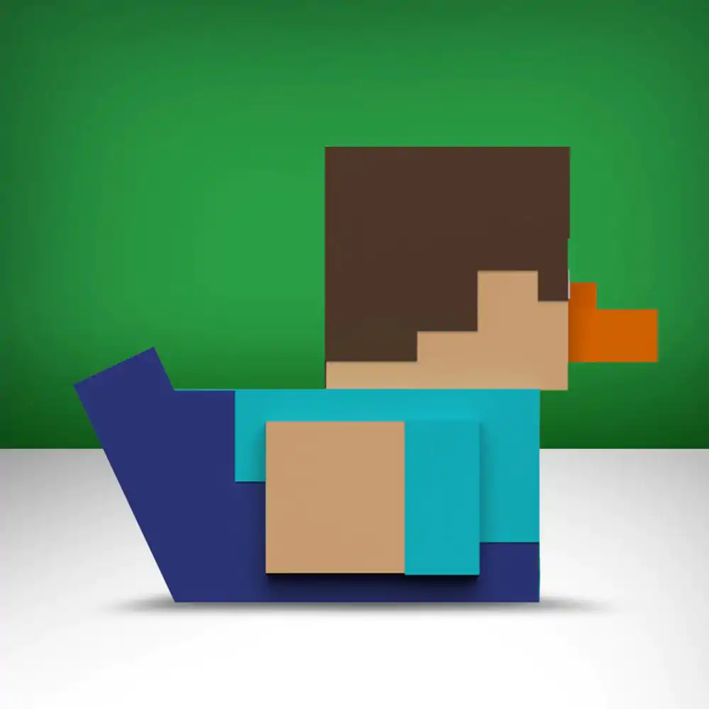 Minecraft Tubbz PVC figurka Steve 1. edice 10 cm fotografii produktu