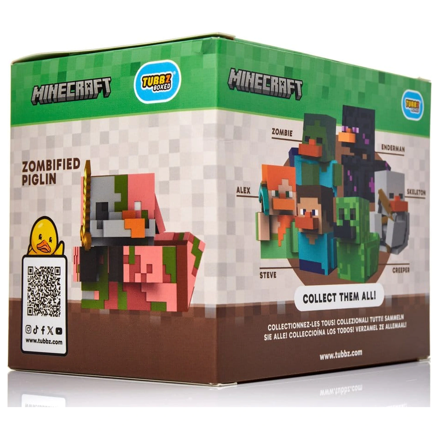 Minecraft Tubbz PVC figurka Zombified Piglin Boxed Edition 10 cm fotografii produktu