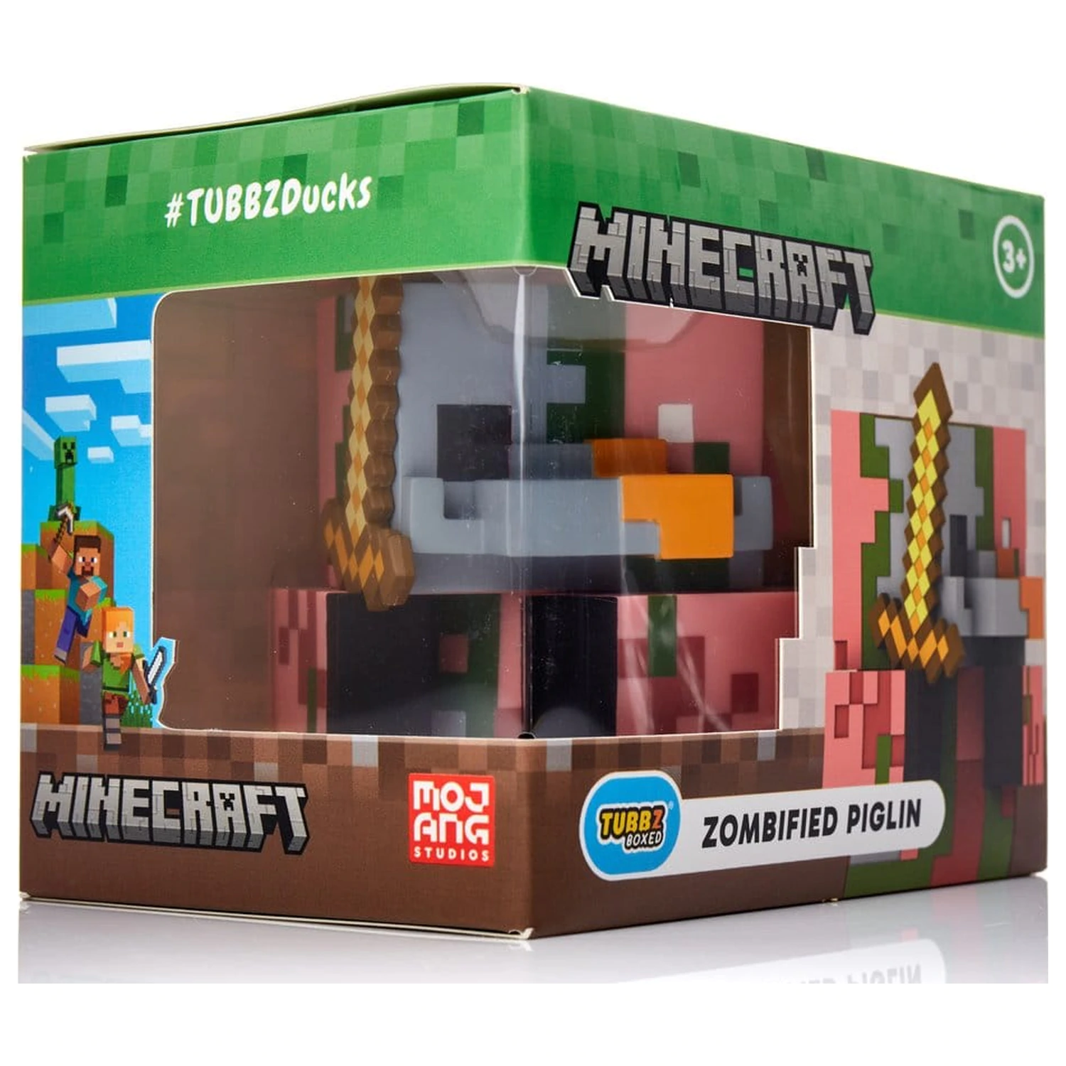 Minecraft Tubbz PVC figurka Zombified Piglin Boxed Edition 10 cm fotografii produktu