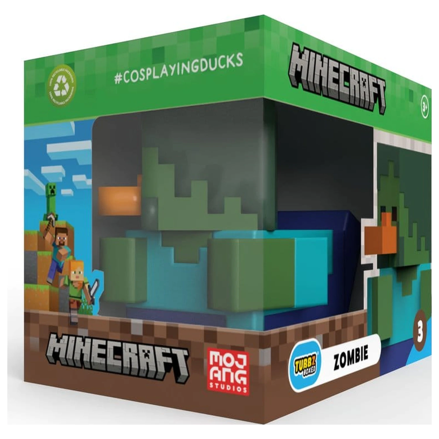 Minecraft Tubbz PVC figurka Zombie fotografii produktu