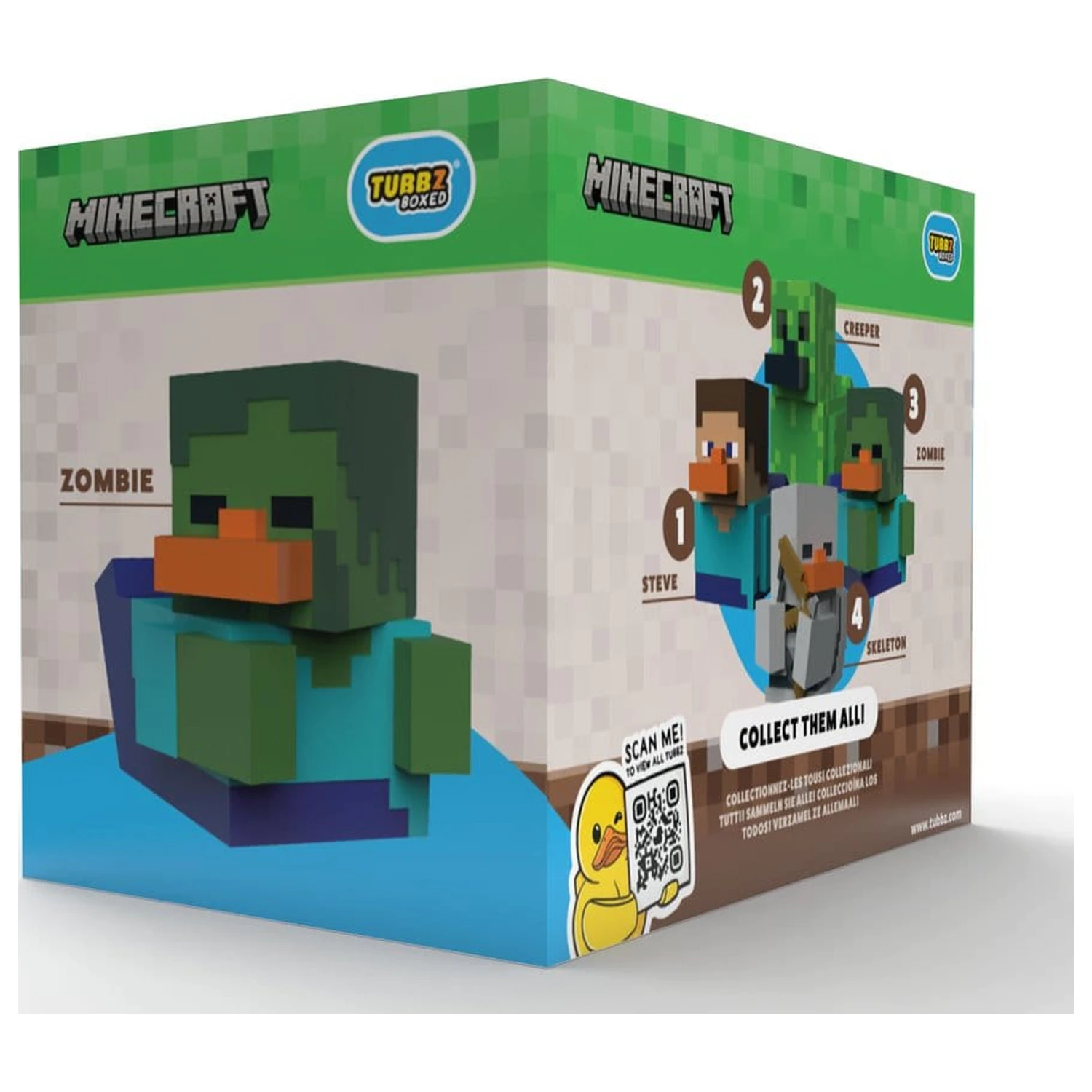 Minecraft Tubbz PVC figurka Zombie fotografii produktu