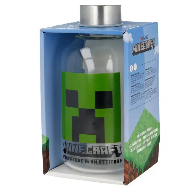 Minecraft skleněná láhev 620ml fotografii produktu