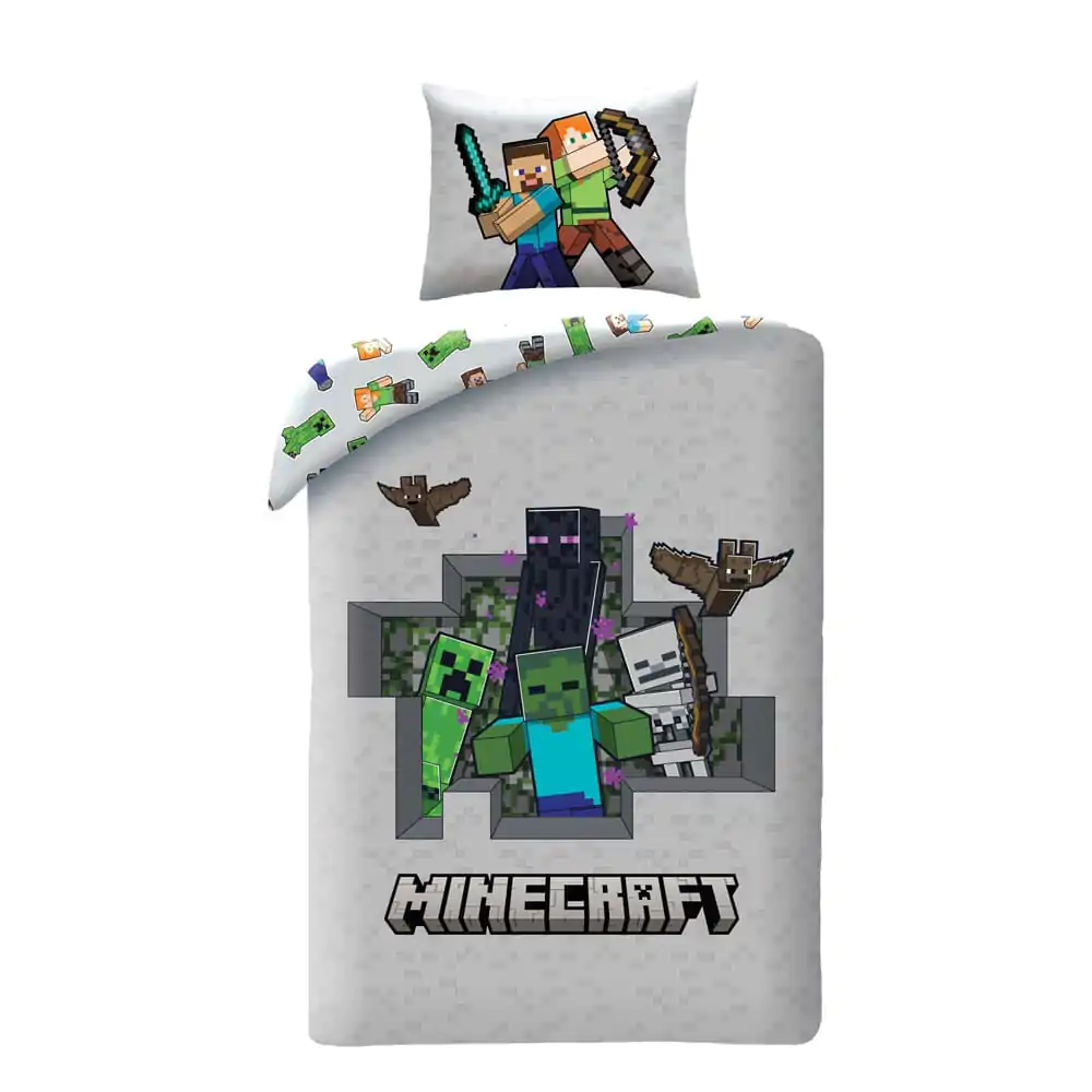 Minecraft Duvet Set Ver. 3 140 x 200 cm / 70 x 90 cm – Sada povlečení fotografii produktu