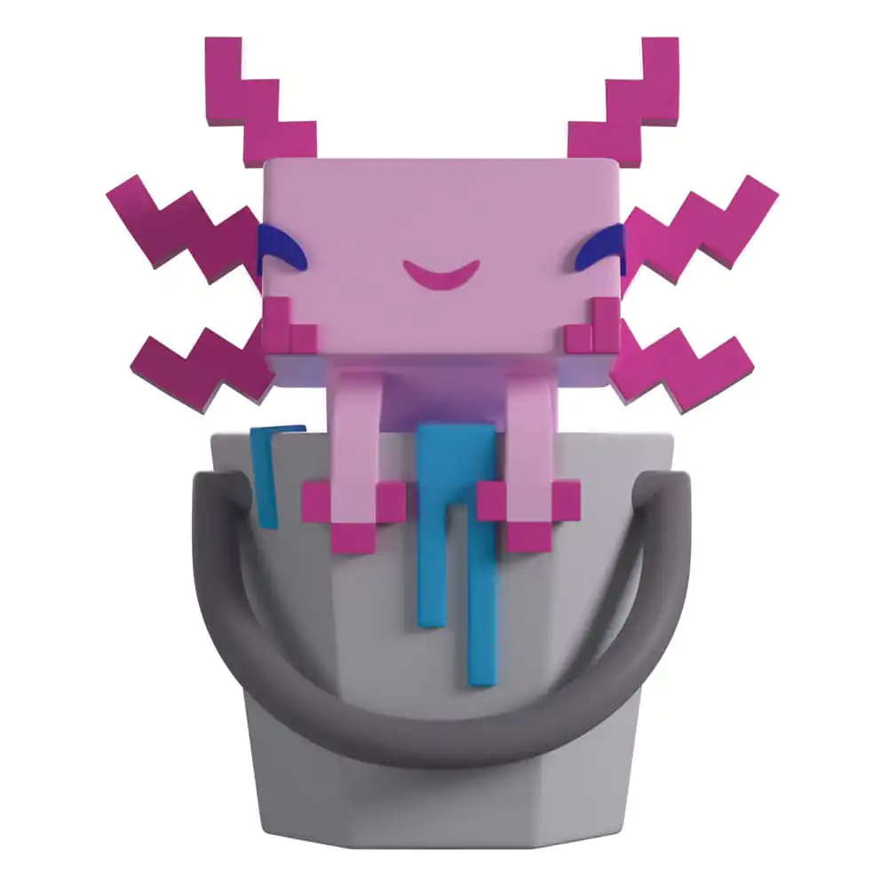 Minecraft Vinyl Figurka Axolotl 10 cm fotografii produktu