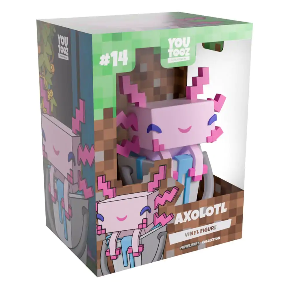 Minecraft Vinyl Figurka Axolotl 10 cm fotografii produktu