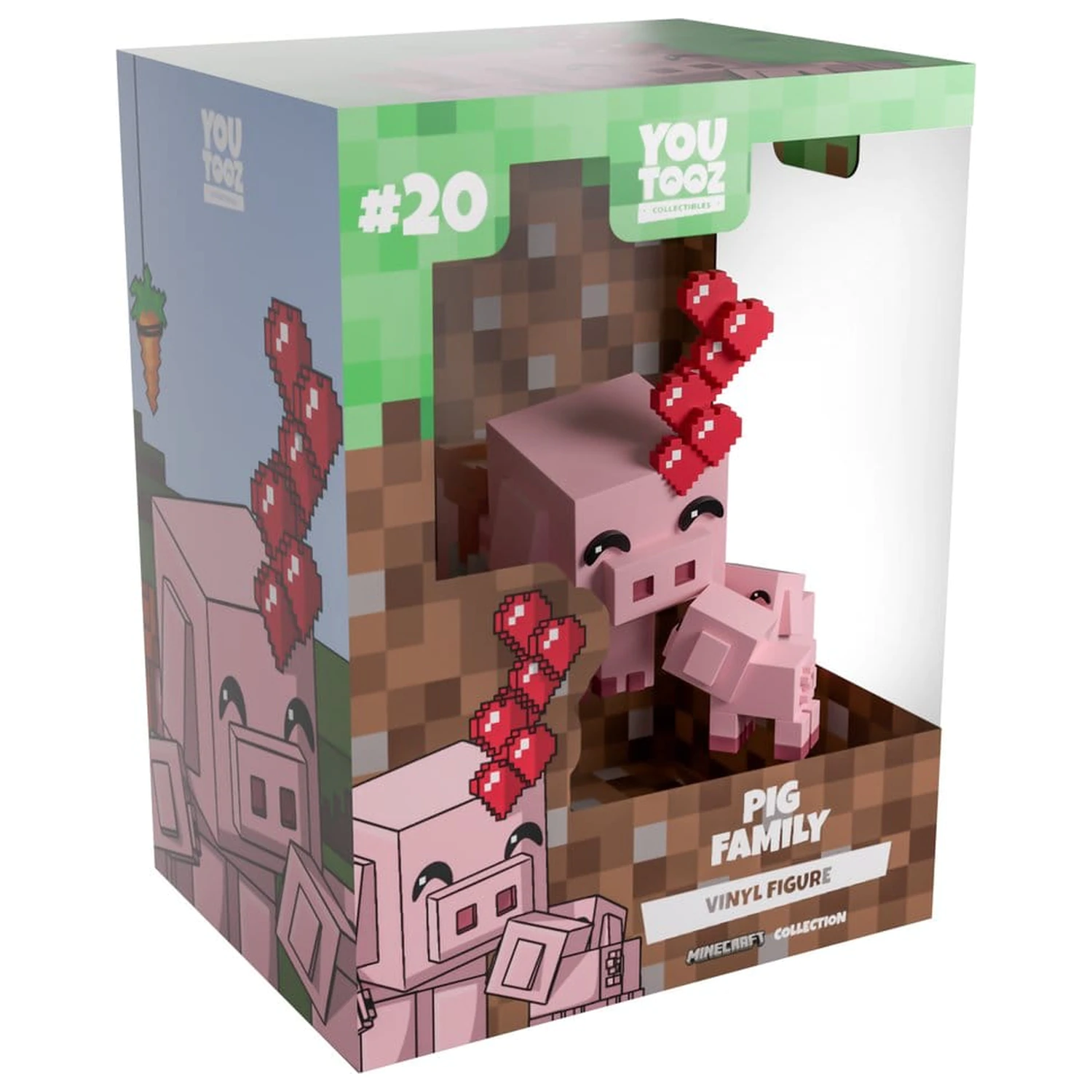 Minecraft Vinyl Figure Prasečí rodinka 8 cm fotografii produktu