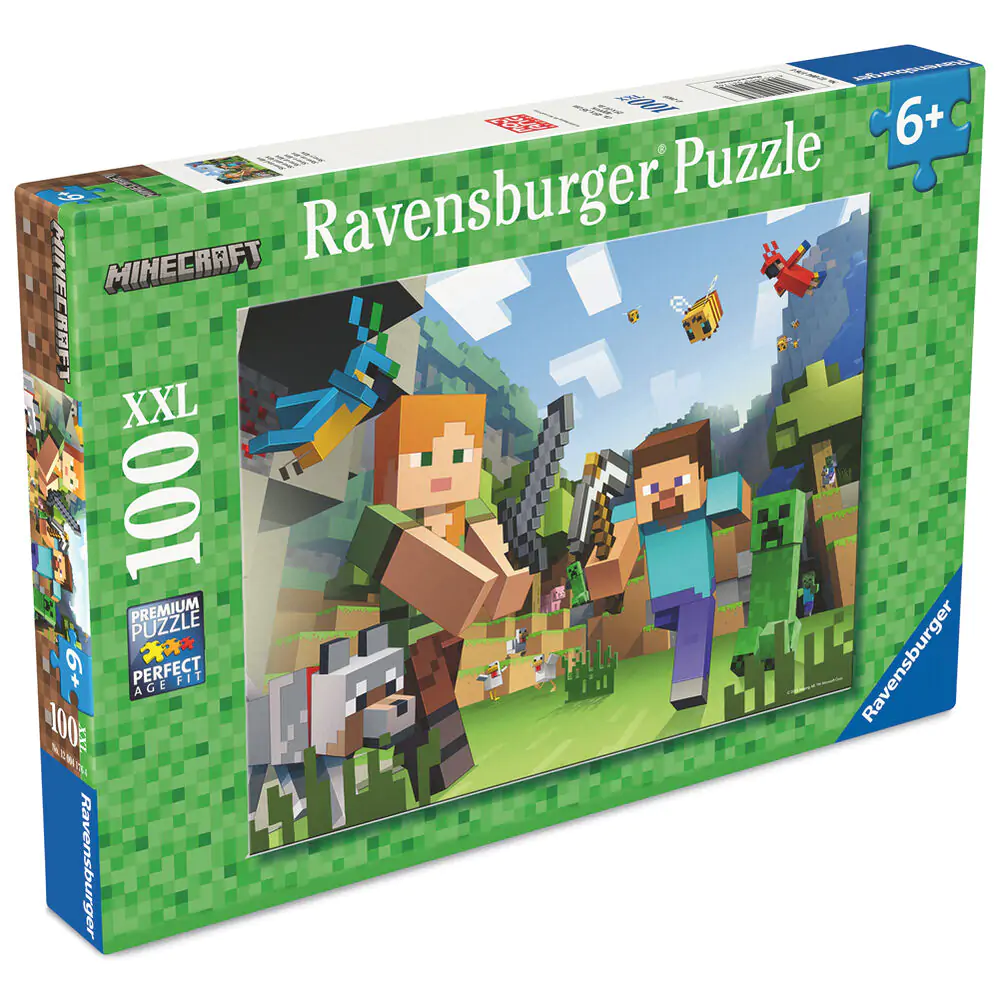 Minecraft XXL puzzle 100 dílků fotografii produktu
