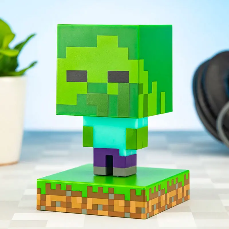 Minecraft 3D Ikonka Lampa Zombie fotografii produktu