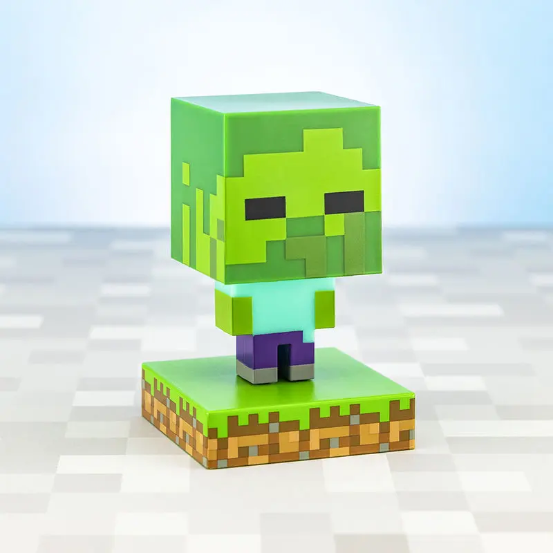 Minecraft 3D Ikonka Lampa Zombie fotografii produktu
